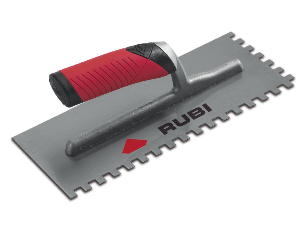 Rubi Tools Steel Notched Trowel 11″ 3/16″ x 3/16″ - Ascmtools