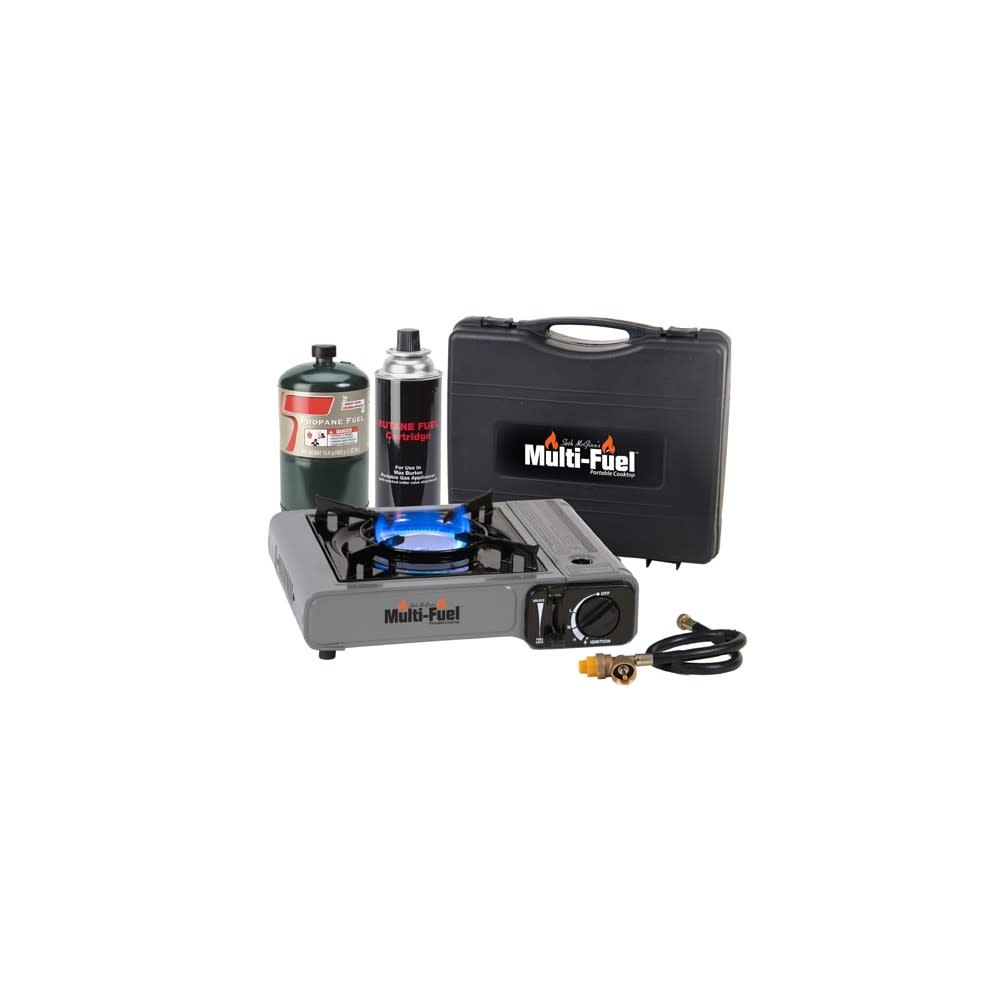 Cancooker Multi Fuel Portable Cooktop Black/Gray - Ascmtools