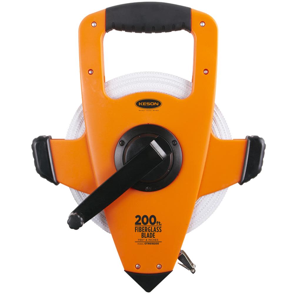 Keson 200 ft. Speed Rewind Open Reel Fiberglass Tape - Ascmtools
