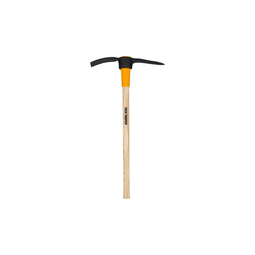 True Temper 2.5 Lbs Forged Steel Garden Pick Mattock with 36 In. Wood Handle - Ascmtools