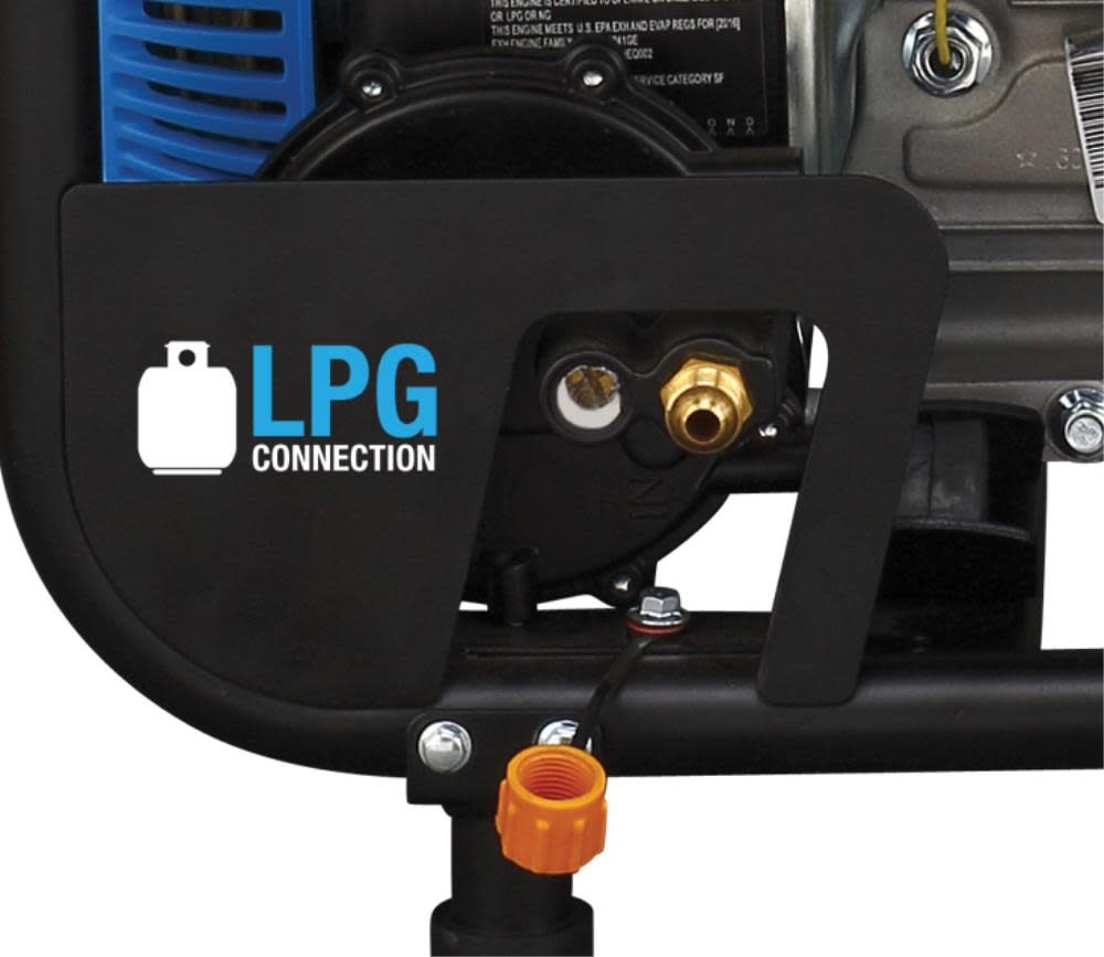 Pulsar Products 5250 Watt Dual Fuel Portable Generator - Ascmtools
