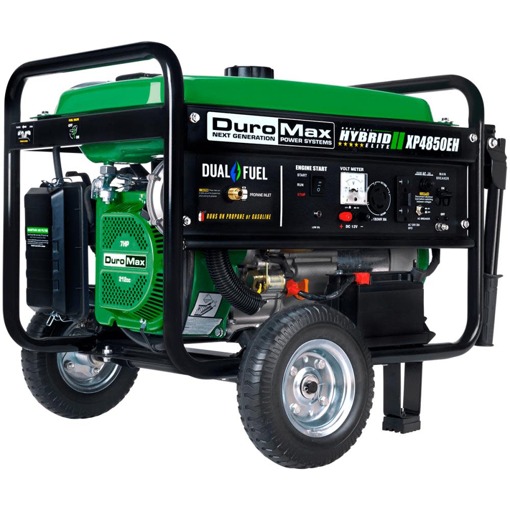 Duromax 4850-Watt Gasoline/Propane Portable Generator - Ascmtools