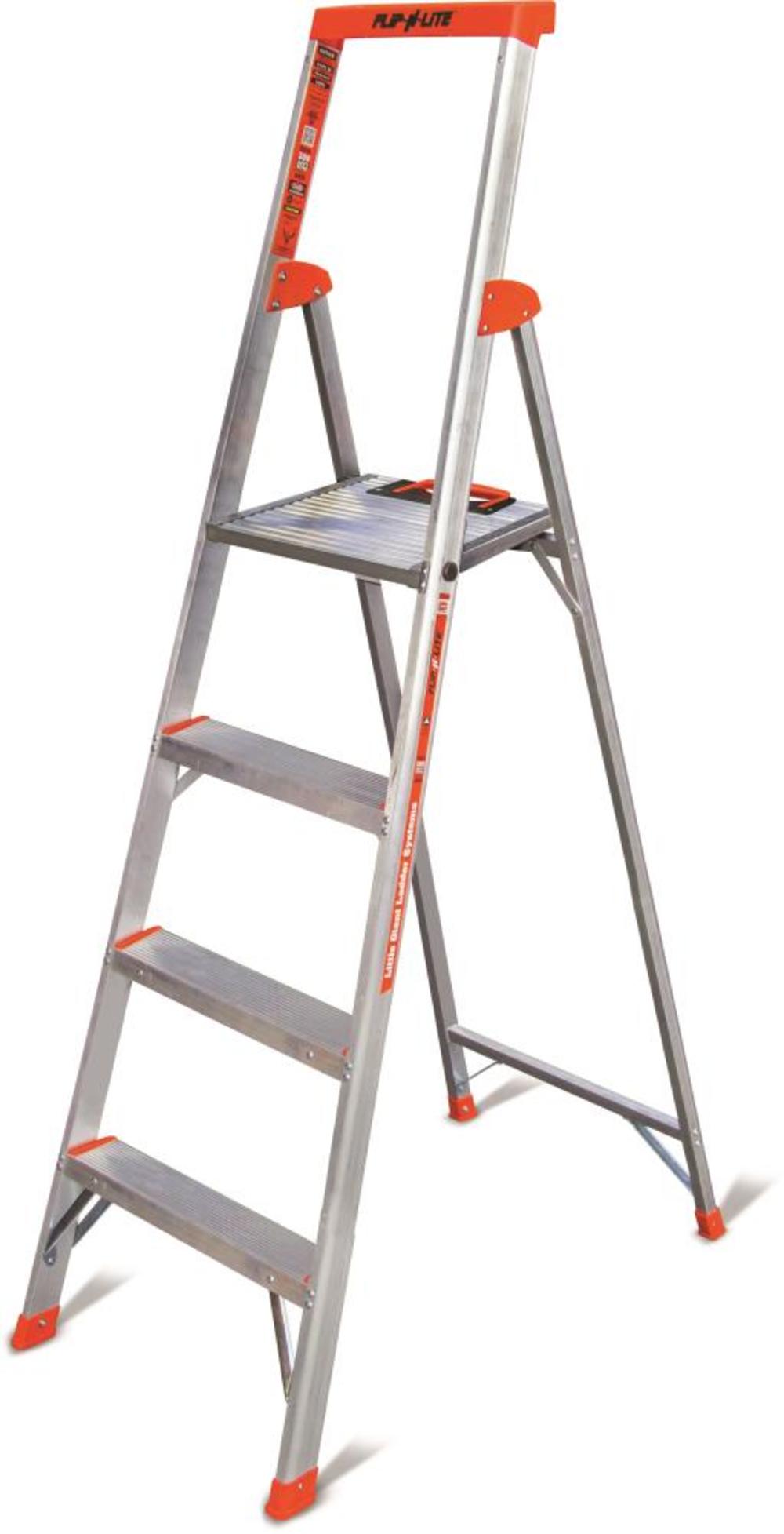Little Giant Safety Flip-N-Lite Model 6 Aluminum 300 lb Type-1A Step Ladder - Ascmtools