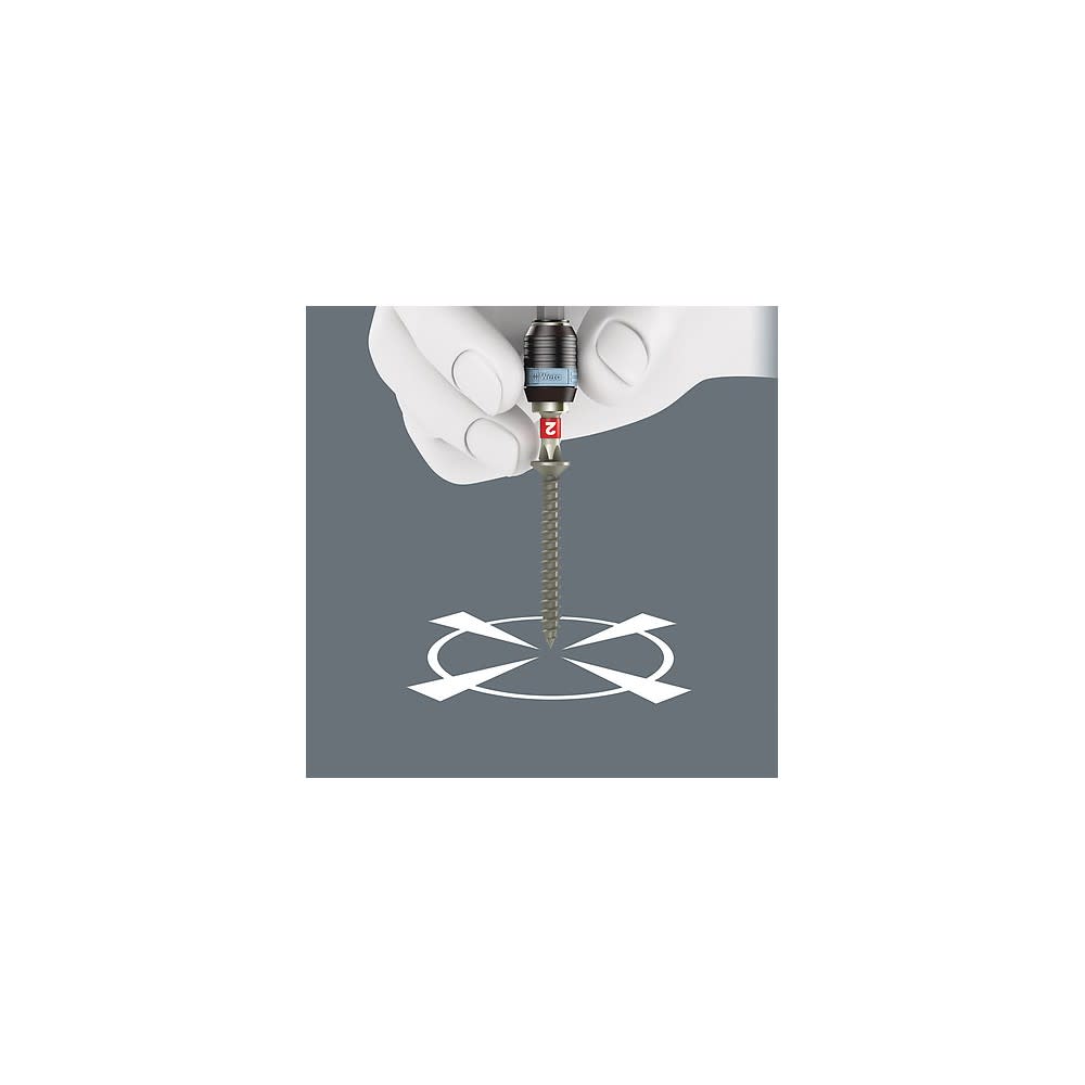 Wera Tools 1/4″ Hex Drive 3816 R Bitholding Screwdriver with Chuck - Ascmtools