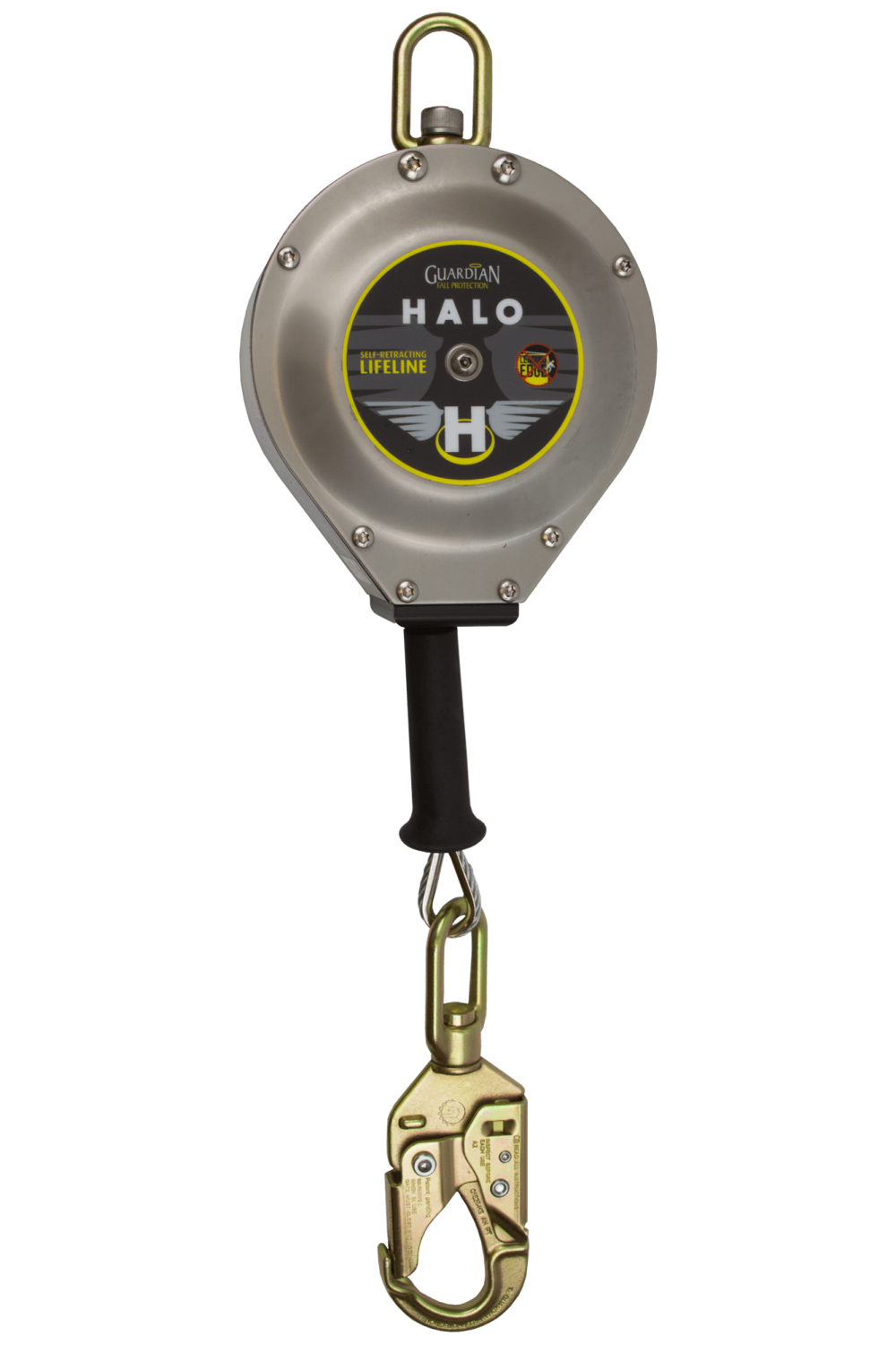 Guardian Fall Protection 25′ Halo Web SRL with Steel Snap Hook - Ascmtools