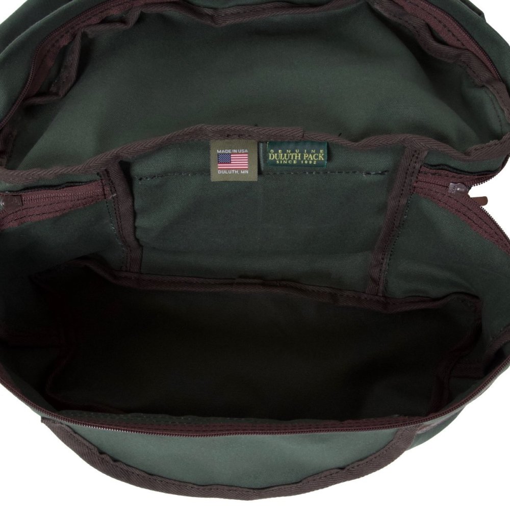 Duluth Pack 9 Liter Capacity Olive Drab Canvas Lumbar Pack - Ascmtools
