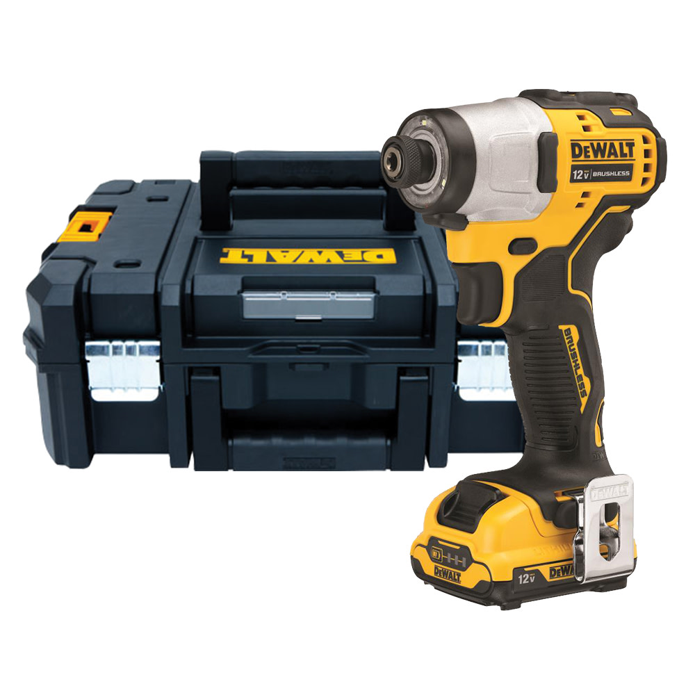 DEWALT XTREME 12V MAX 1/4″ Impact Driver Kit TSTAK II Bundle - Ascmtools