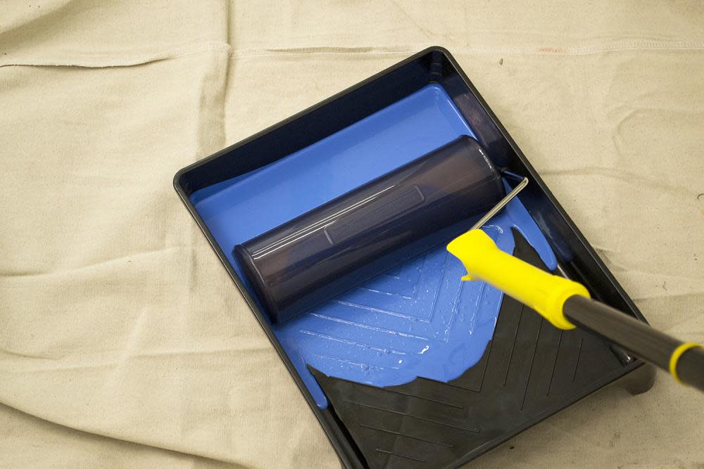 Mr Longarm Smart Painter II Roller Frame with 2 to 4 Ft Extension Handle - Ascmtools