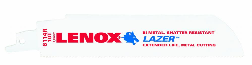 Lenox 5-Pack 9-in 14-TPI Bi-Metal Reciprocating Saw Blades - Ascmtools