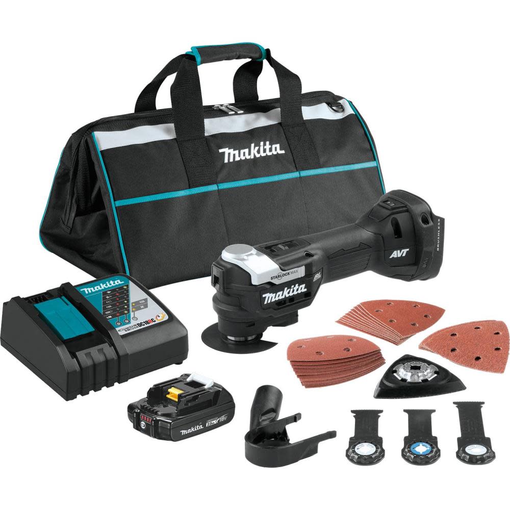 Makita 18V LXT StarlockMax Oscillating Multi Tool Kit - Ascmtools