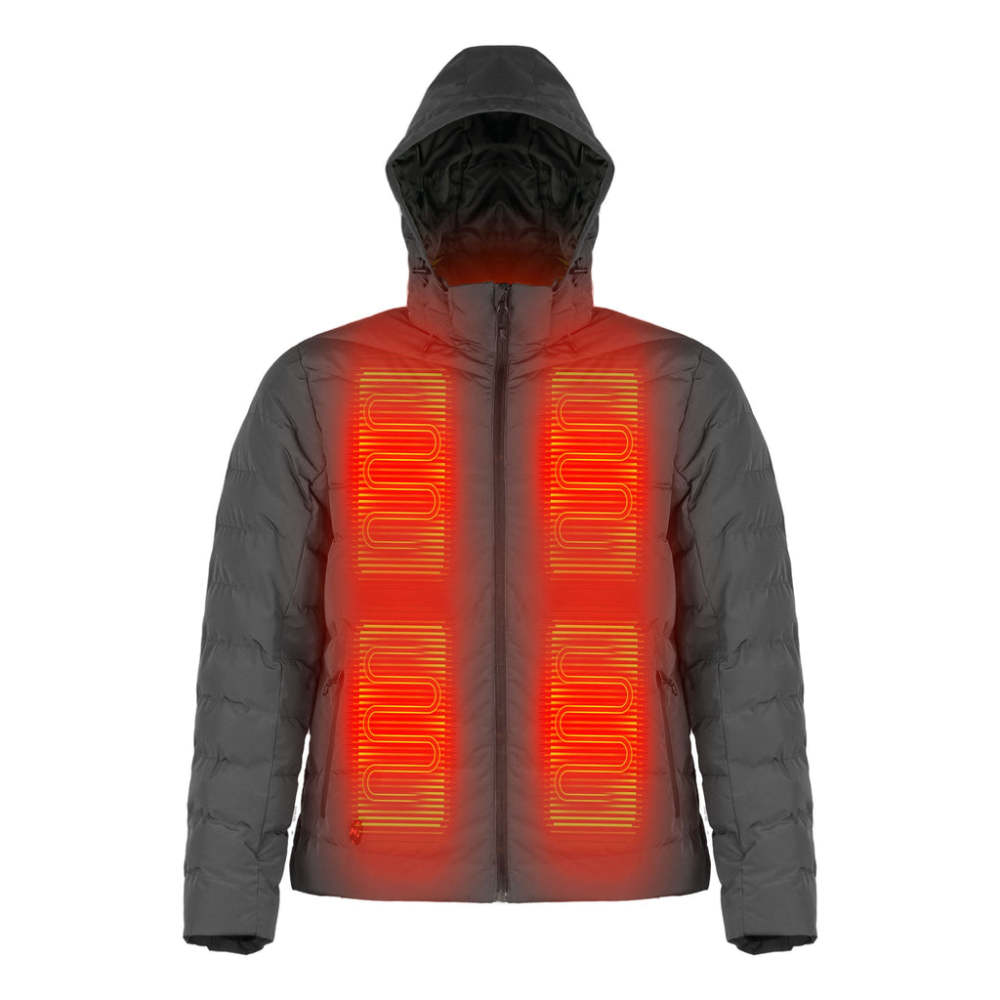 Mobile Warming 7.4V Crest Heated Jacket Mens Black 2X - Ascmtools