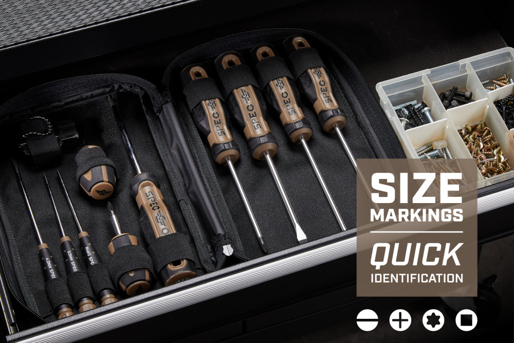 Spec Ops Screwdriver Set with Case 10pc - Ascmtools