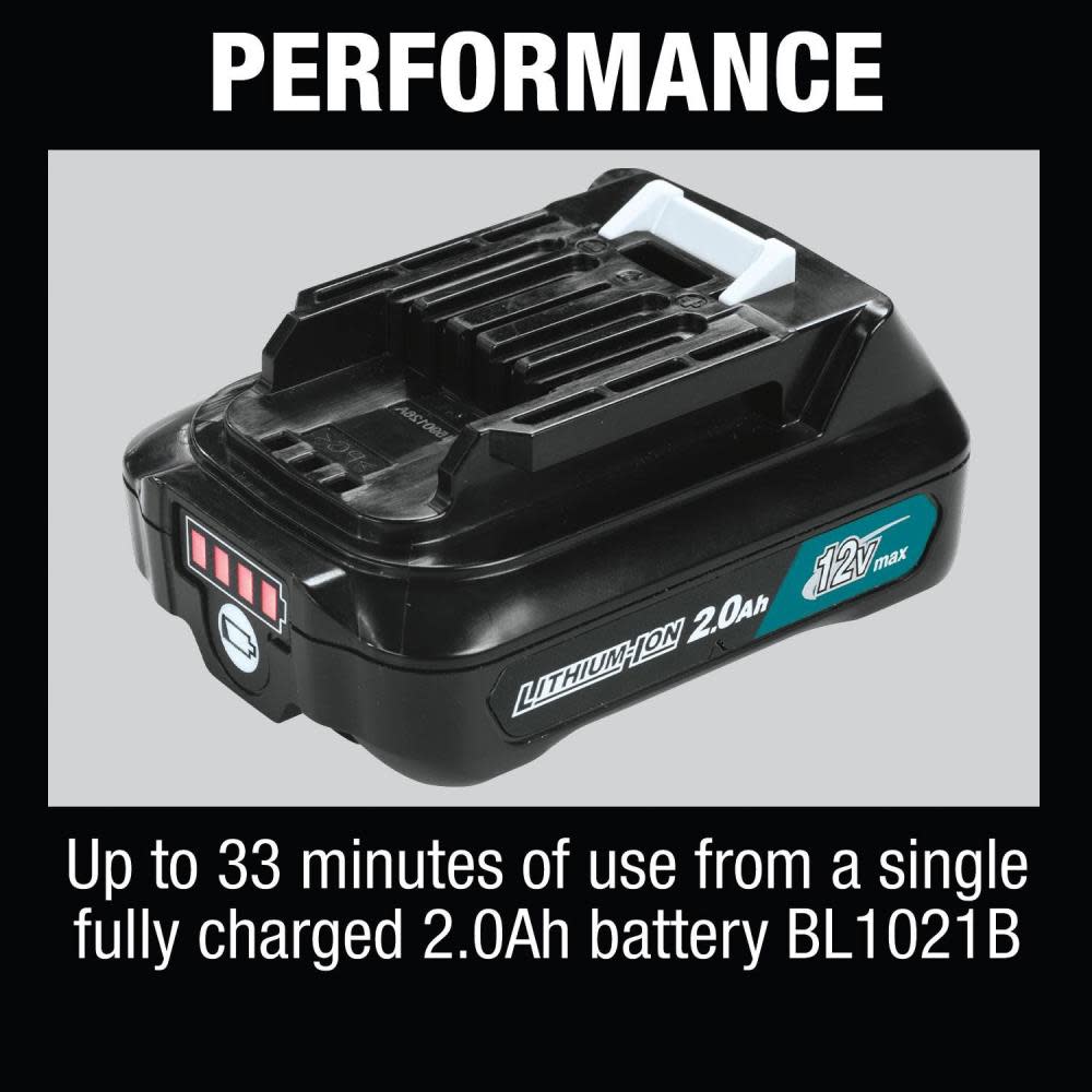 Makita 12V Max CXT Lithium-Ion Cordless Vacuum Kit (2.0Ah) - Ascmtools