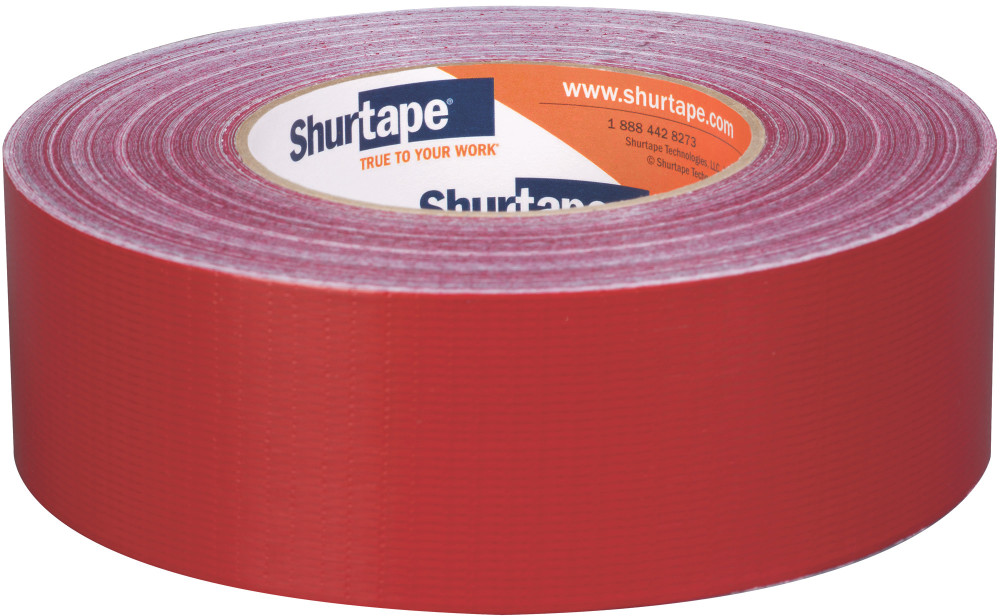 Shurtape PC 667 Duct Tape Outdoor Stucco Red 48mm x 55m - Ascmtools