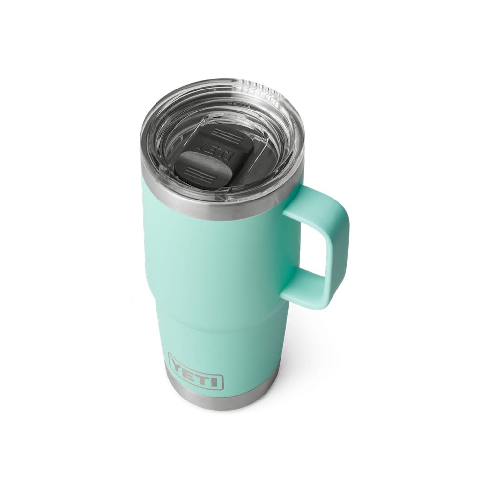 Yeti Rambler Travel Mug with StrongHold Lid Seafoam 20oz - Ascmtools