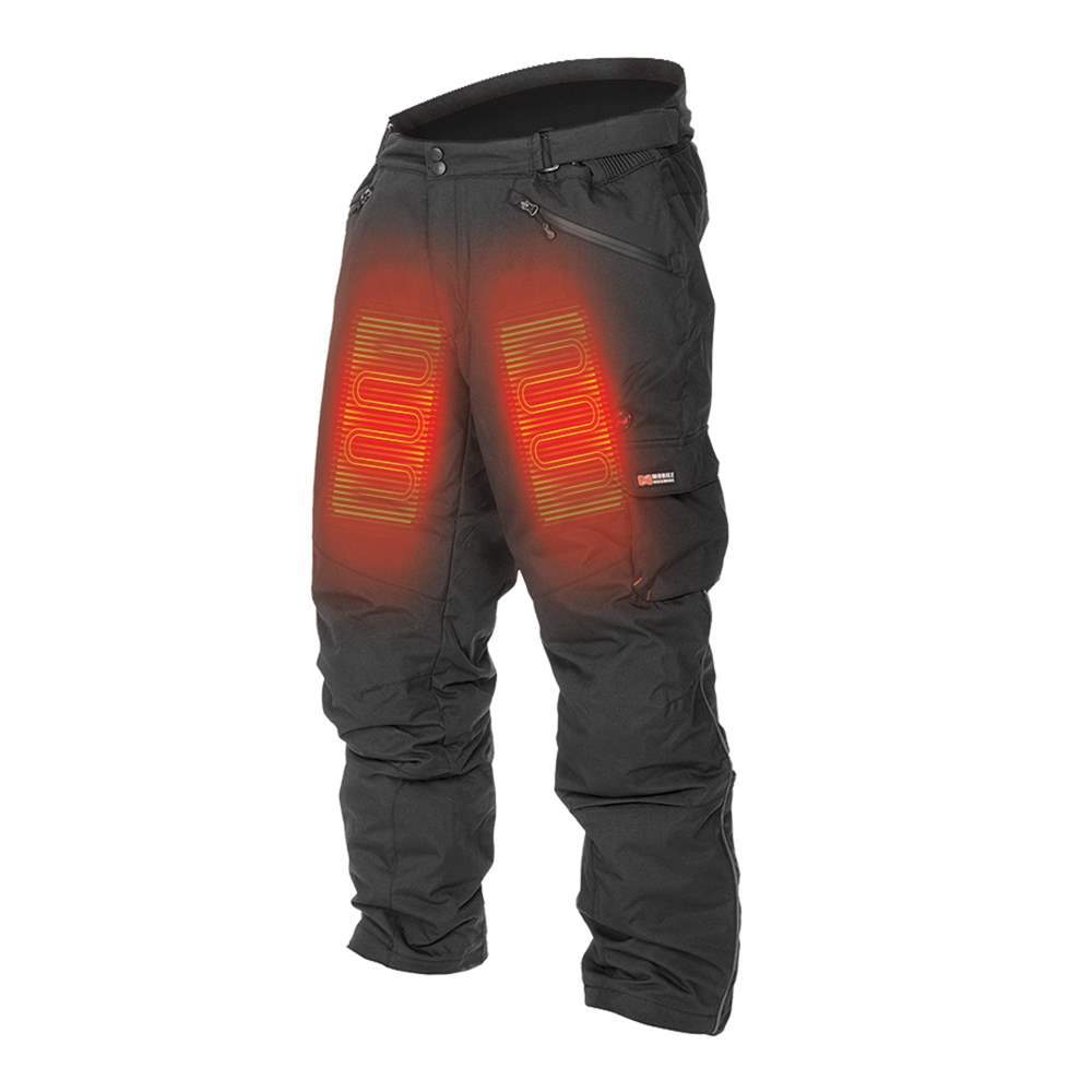 Mobile Warming 12V Unisex Dual Power Heated Pant Black 2X - Ascmtools