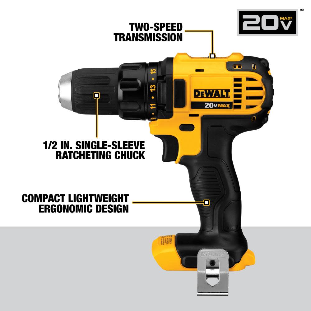 DEWALT 4-Tool 20-Volt Max Lithium Ion Cordless Combo Kit - Ascmtools