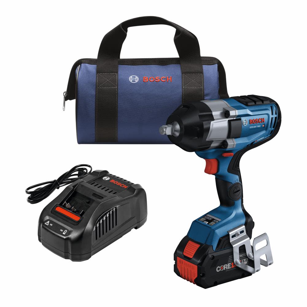 Bosch PROFACTOR 18V Impact Wrench 1/2″ with Friction Ring Kit - Ascmtools