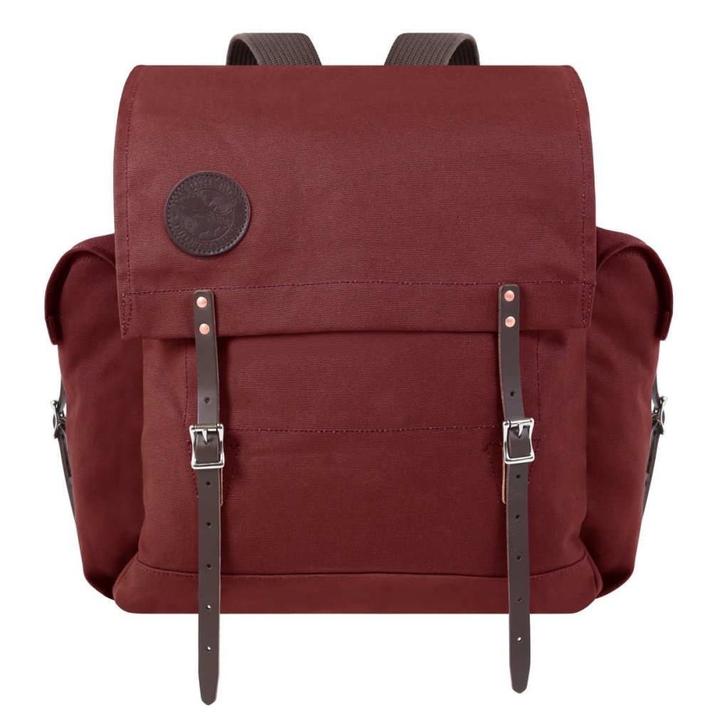 Duluth Pack 34 Liter Capacity Burgundy Canvas #2 Cruiser Backpack Only - Ascmtools