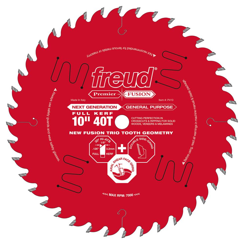 Freud 10″ Premier Fusion Blade - Ascmtools