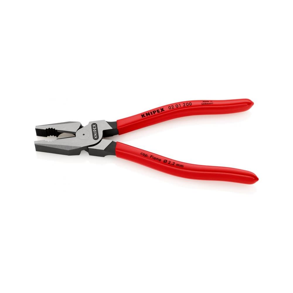 Knipex Combination Pliers Plastic Handle 200mm - Ascmtools