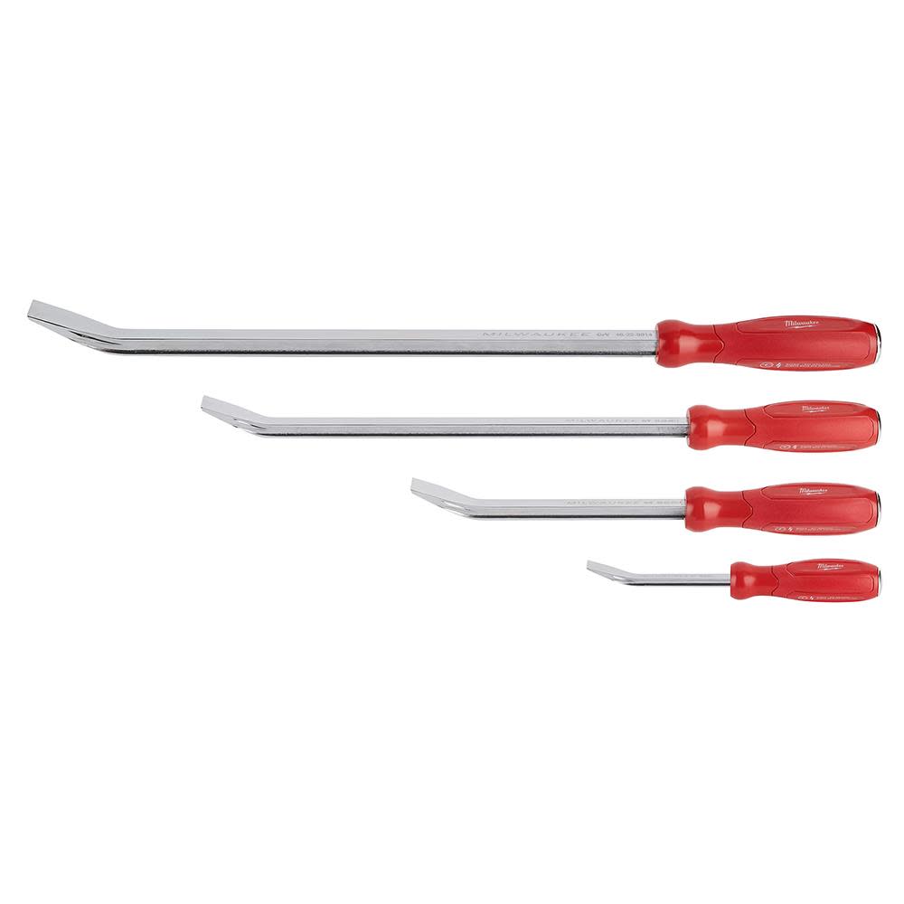 Milwaukee 4-Piece Pry Bar Set - Ascmtools