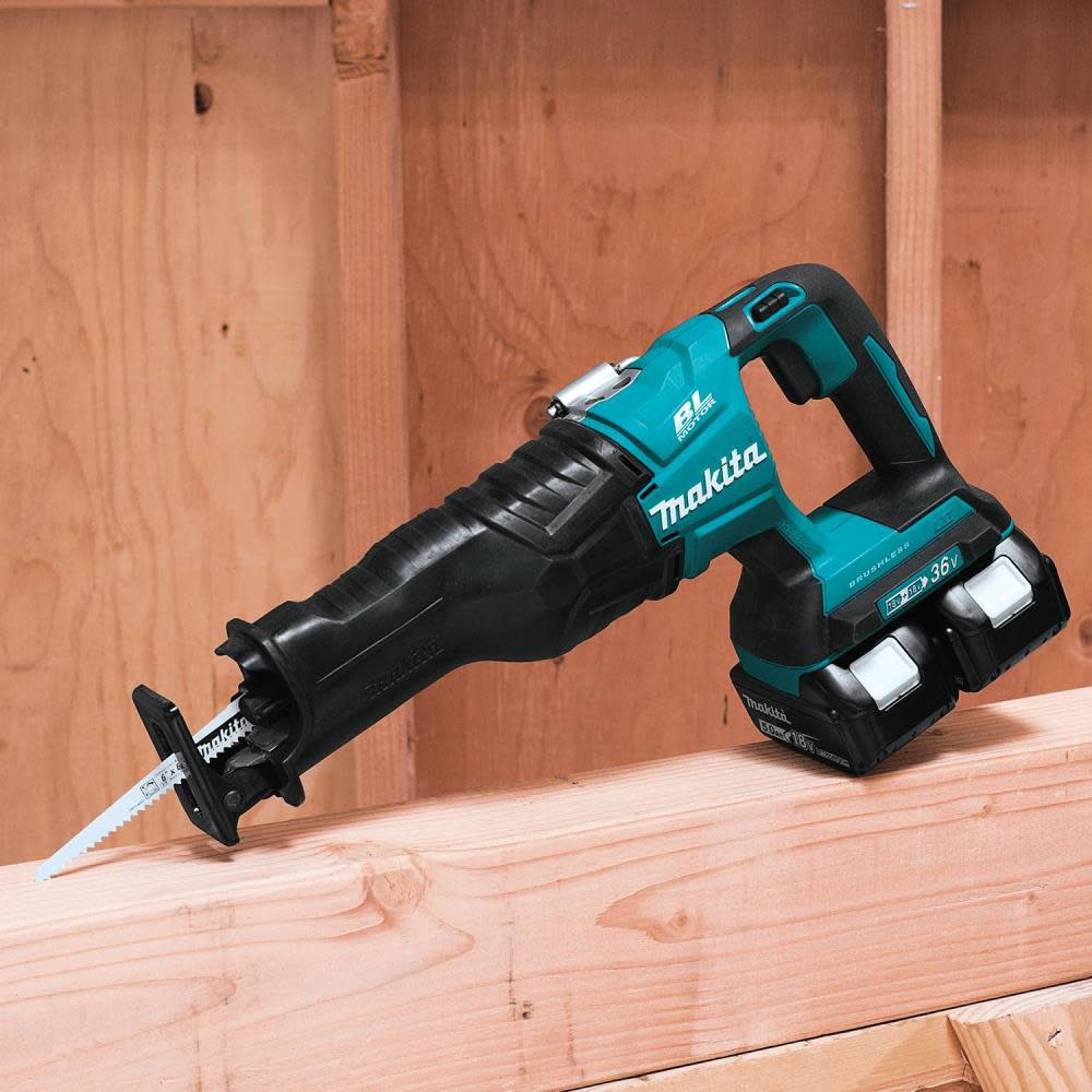 Makita 18V X2 LXT Lithium-Ion (36V) Brushless Cordless Recipro Saw Kit (5.0Ah) - Ascmtools