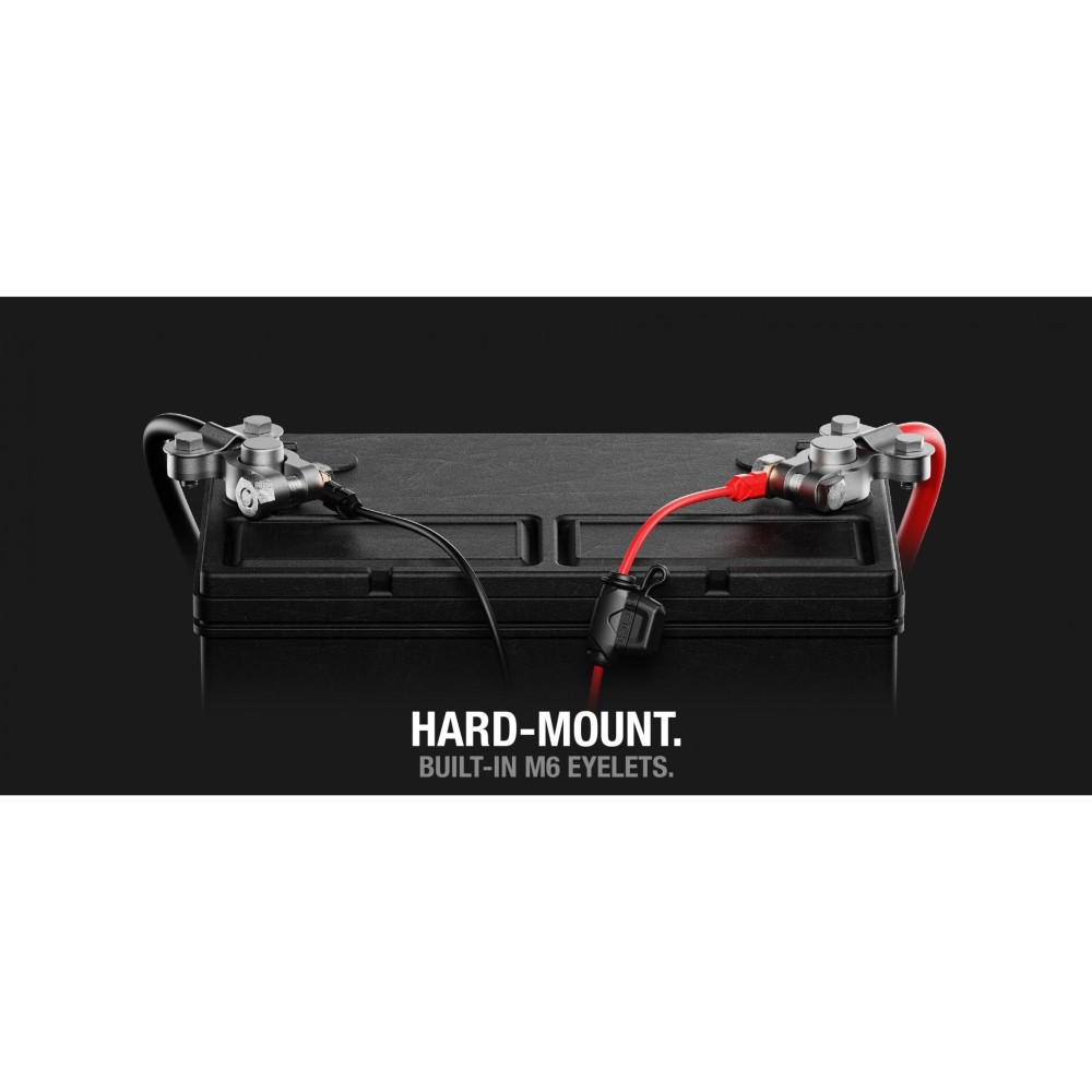 Noco 12V 15A Adapter Plug with Battery Clamps - Ascmtools