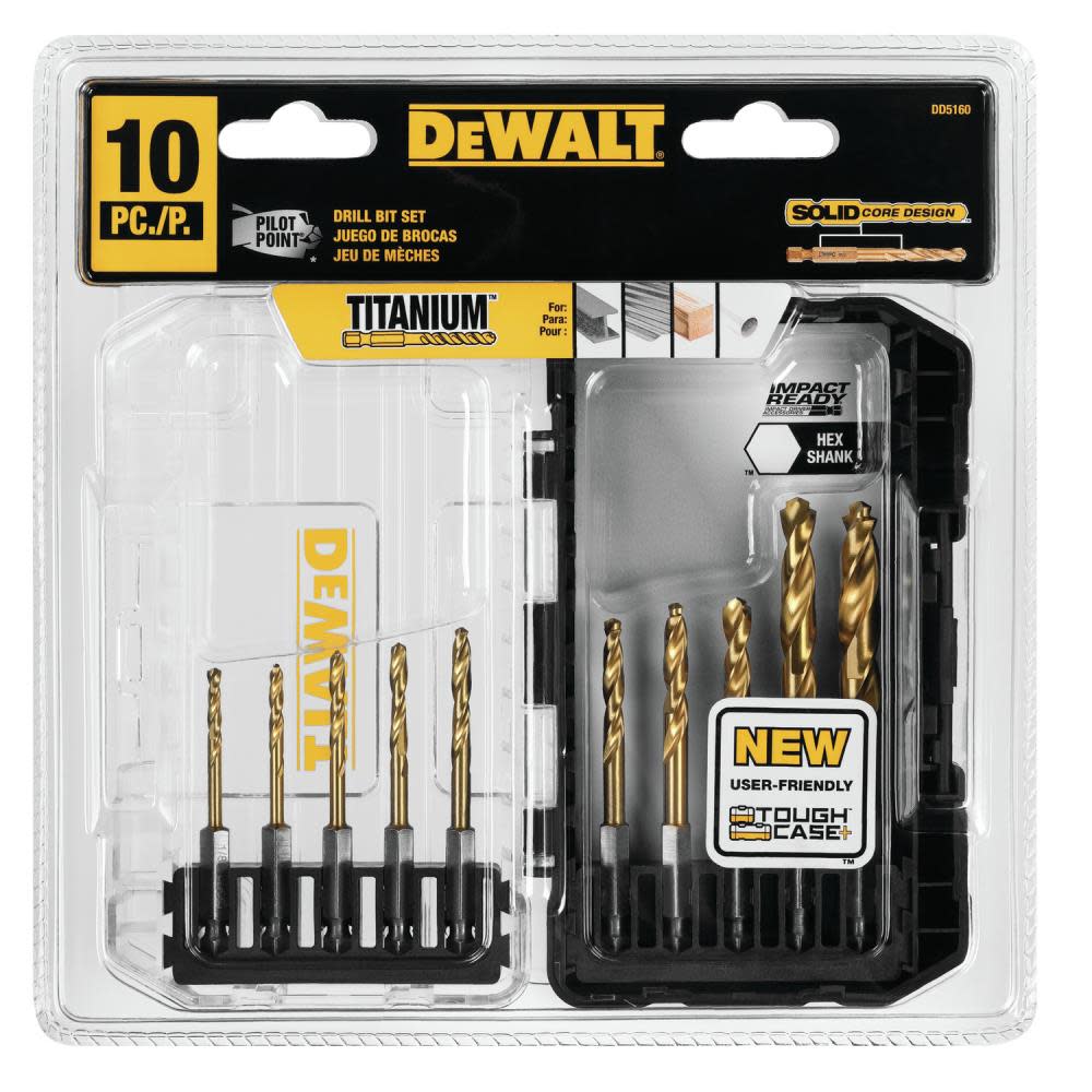 DEWALT 10-Piece Impact Drilling Set - Ascmtools