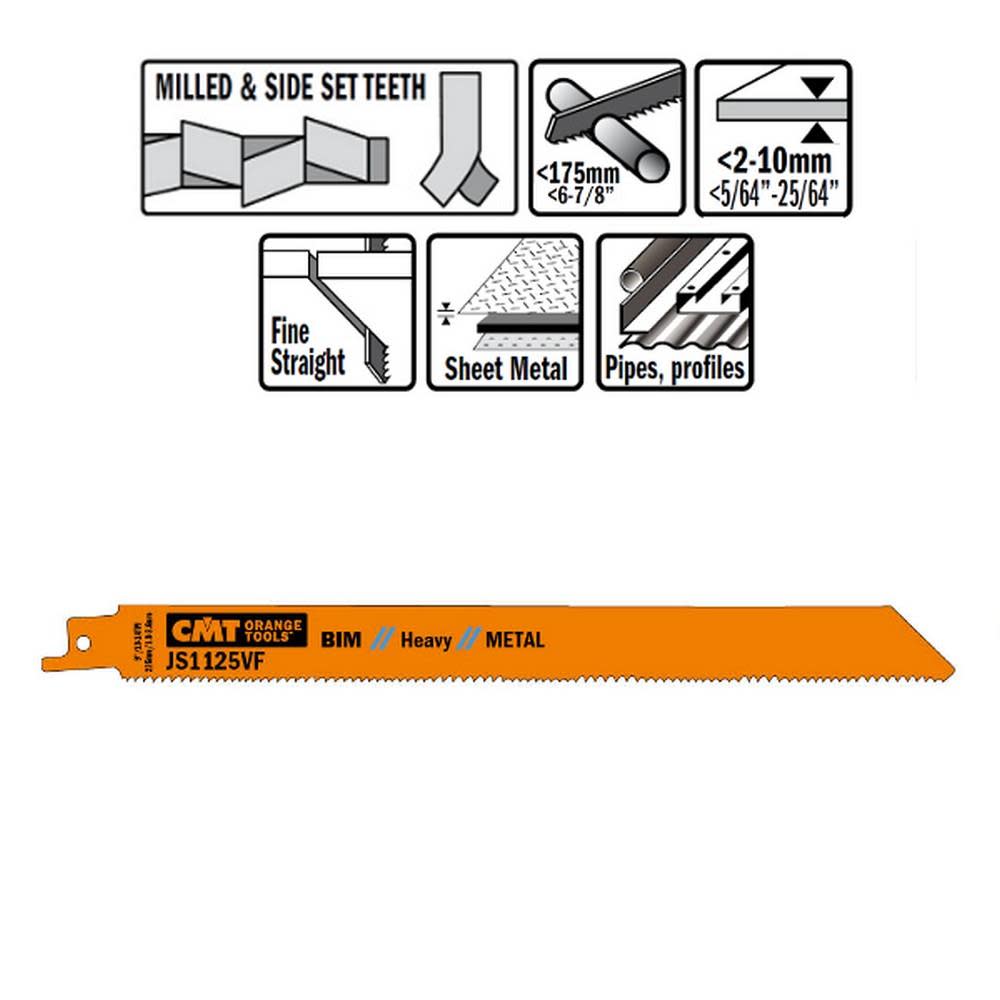 CMT Bi Metal Recip Blade - Ascmtools