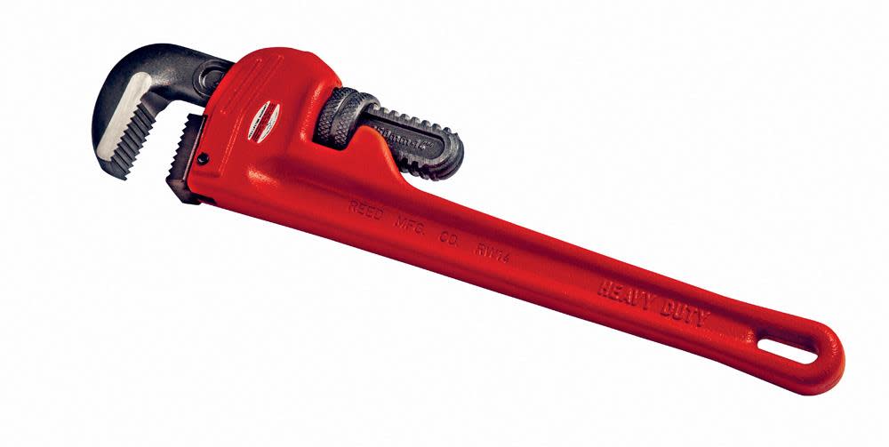 Reed Mfg Pipe Wrench – Heavy Duty 8 In. Handle Up to 1 In. - Ascmtools