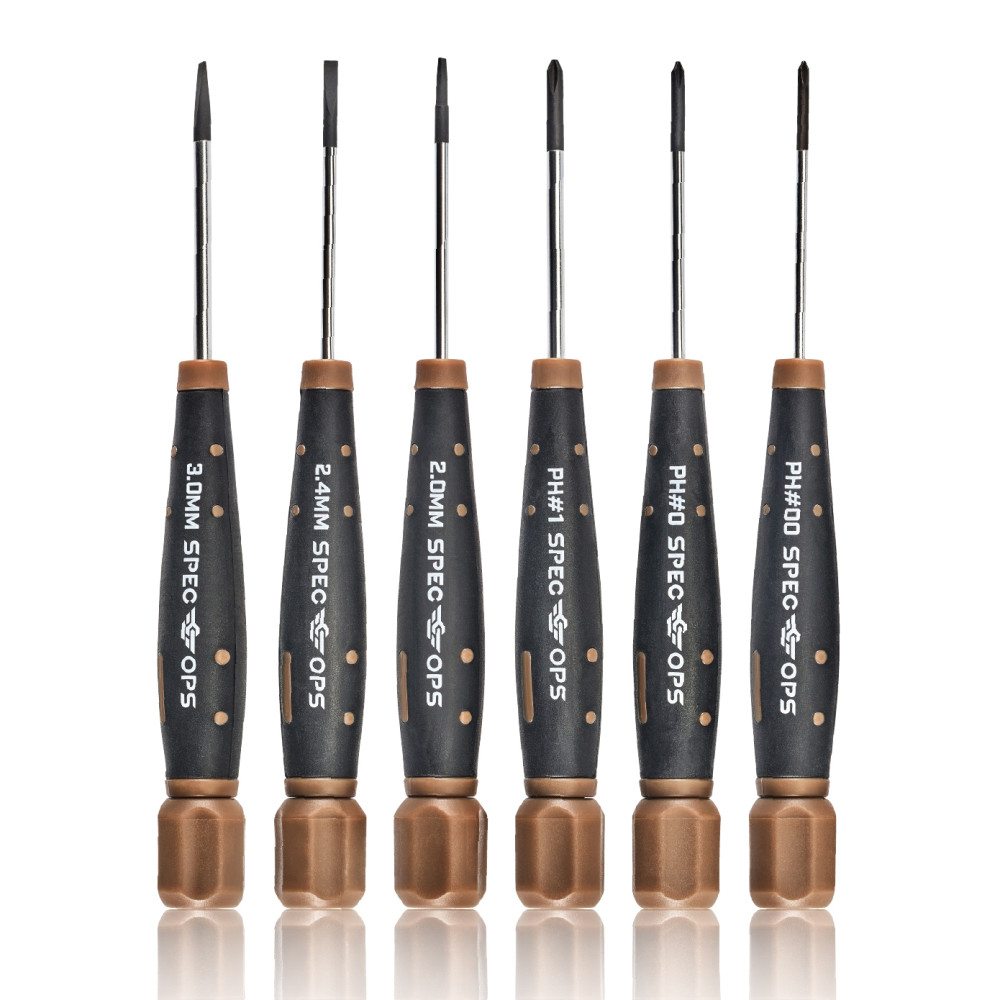Spec Ops Precision Screwdriver Set with Case 6pc - Ascmtools