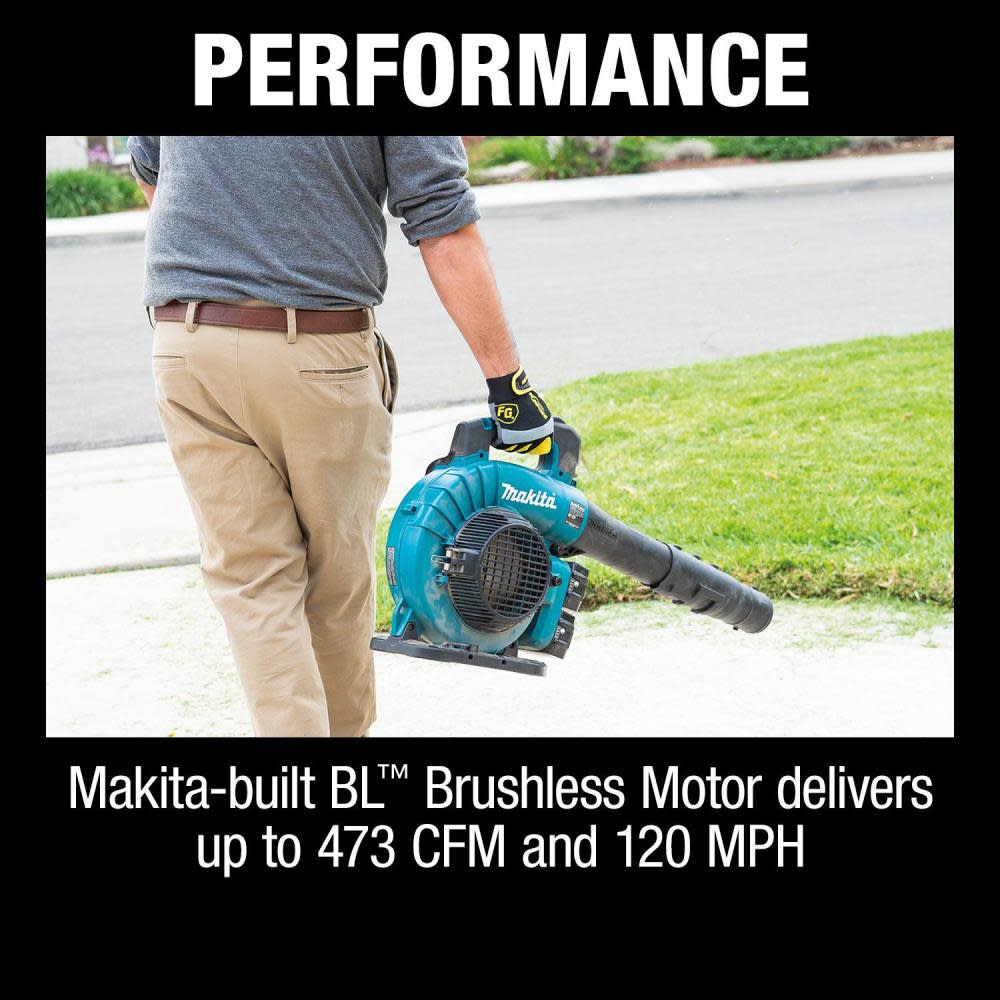 Makita 18V X2 (36V) LXT Lithium-Ion Brushless Cordless Blower Kit (5.0Ah) - Ascmtools