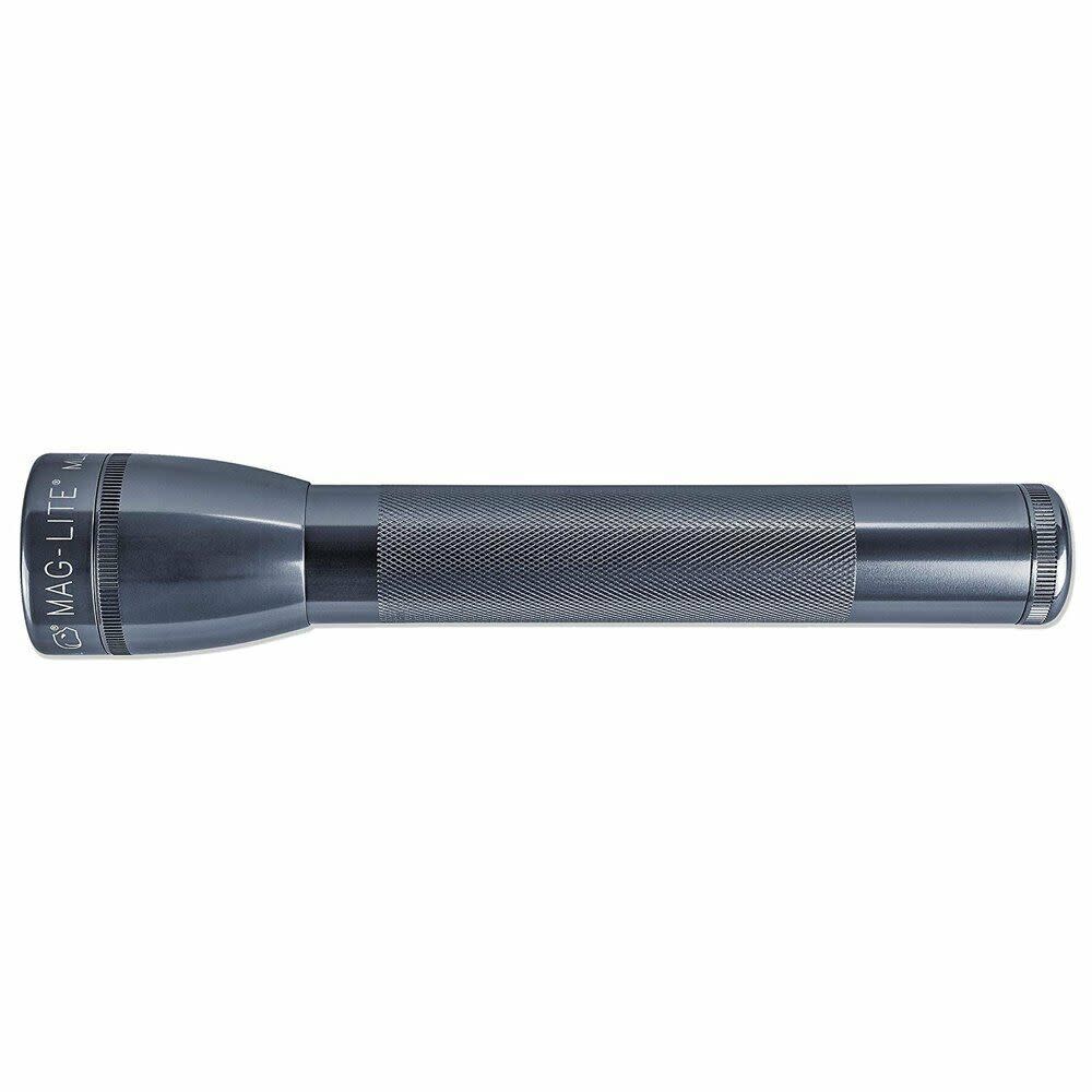 Maglite Flashlight ML25LT 173 Lumens Gray LED 2 Cell C - Ascmtools