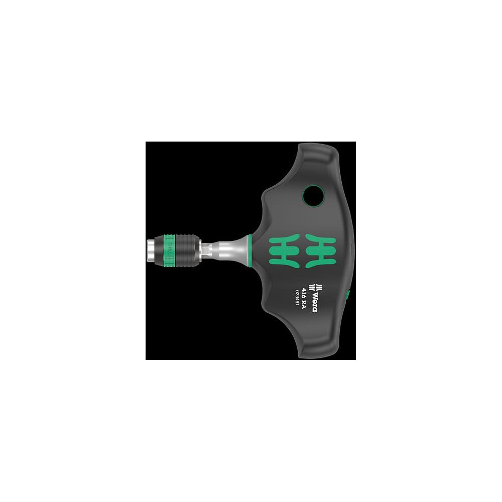Wera Tools 416 RA T-Handle Bitholding Screwdriver - Ascmtools
