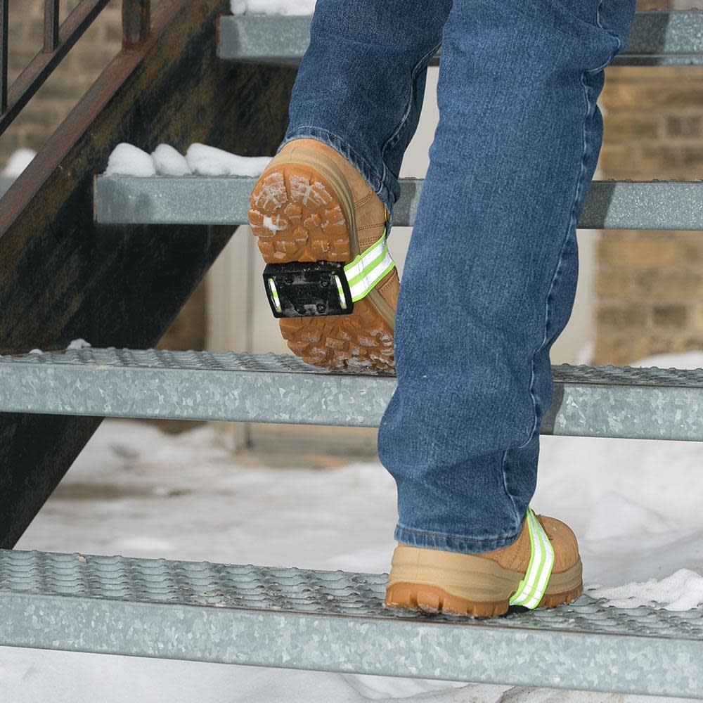 Due North Stud Mid-Sole Footwear Traction Aid Tungsten Carbide Spikes Universal Unisex Black/Green - Ascmtools