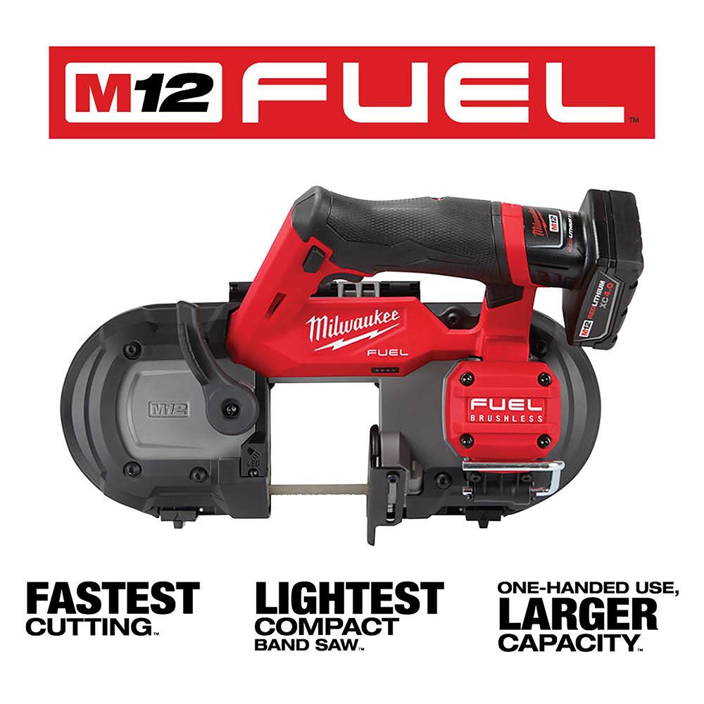 Milwaukee M12 FUEL Compact Band Saw Kit - Ascmtools