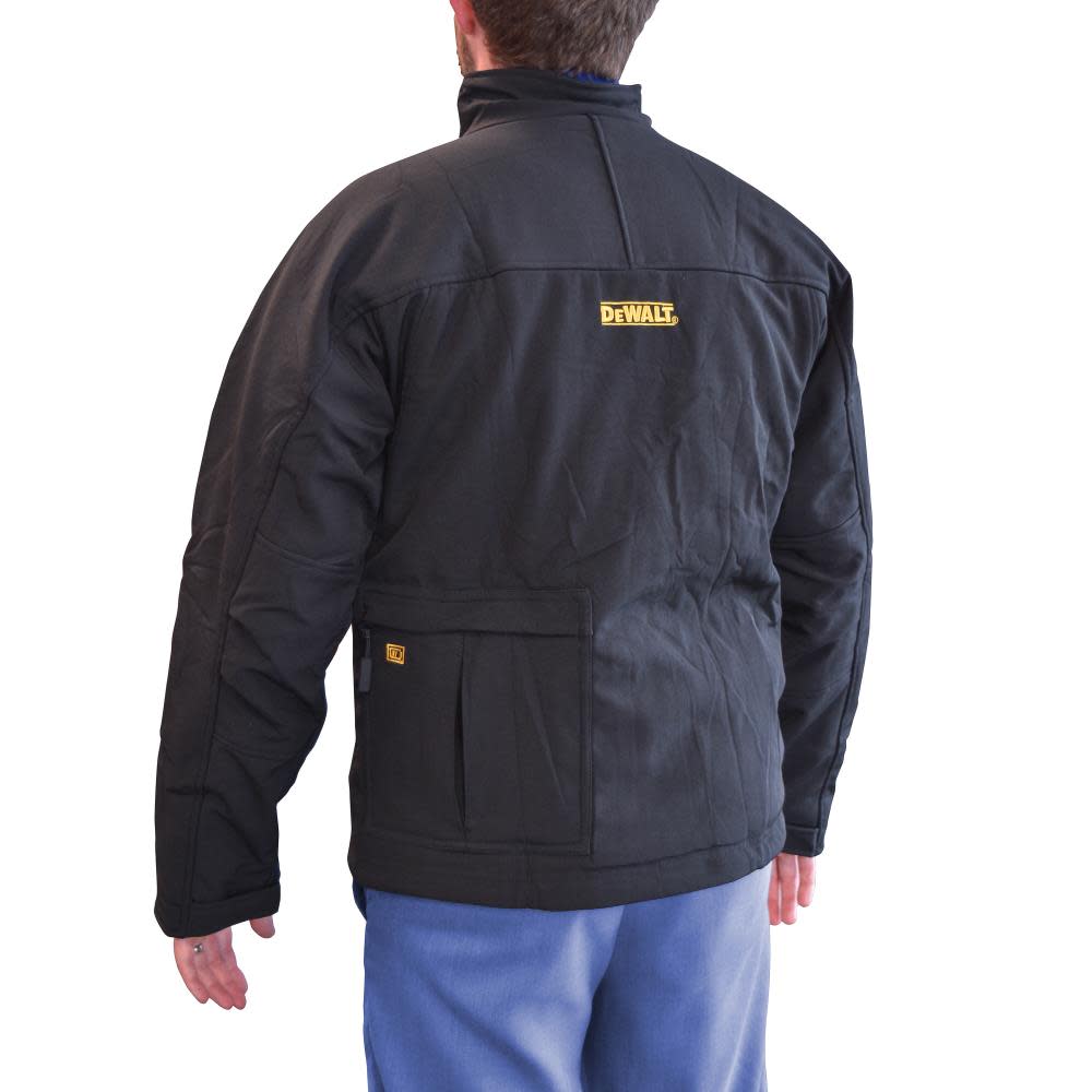DEWALT Unisex Heated Bare Tool Soft Shell Jacket Black 3X - Ascmtools