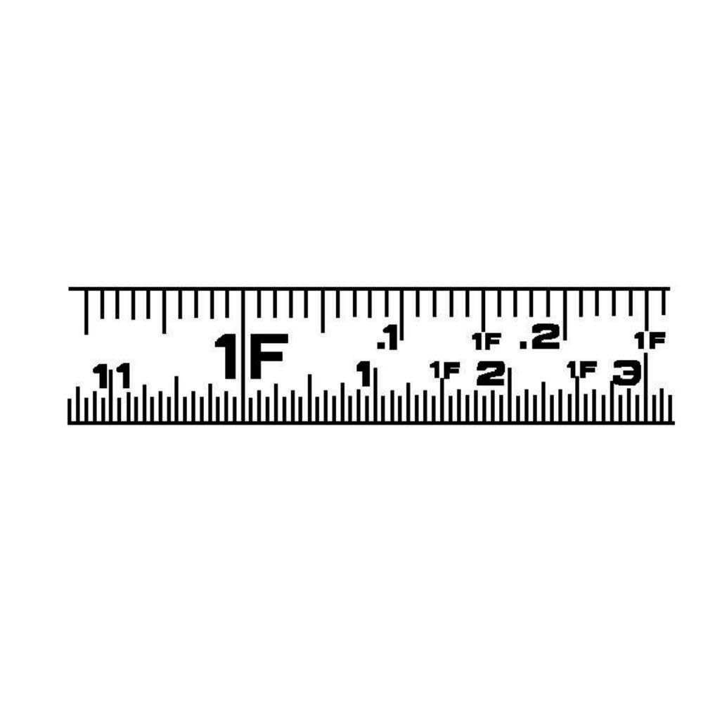 Crescent Lufkin Engineer’s Tape Measure 3/4 In. x 12 Ft. Hi-Viz Orange P1000 - Ascmtools