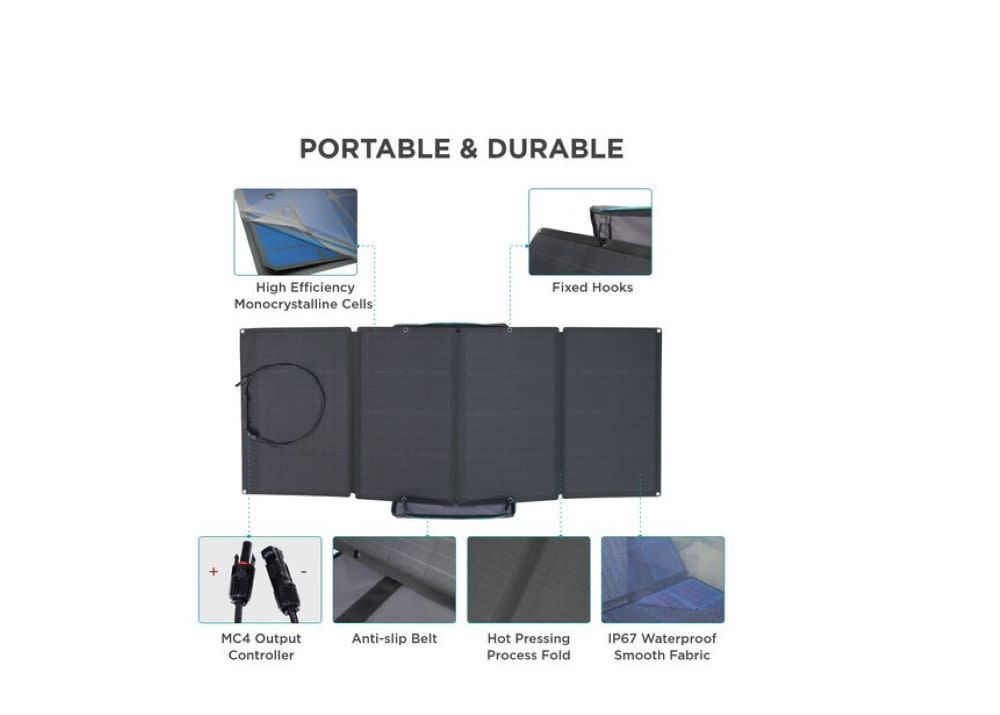 Ecoflow 160W Solar Panel - Ascmtools