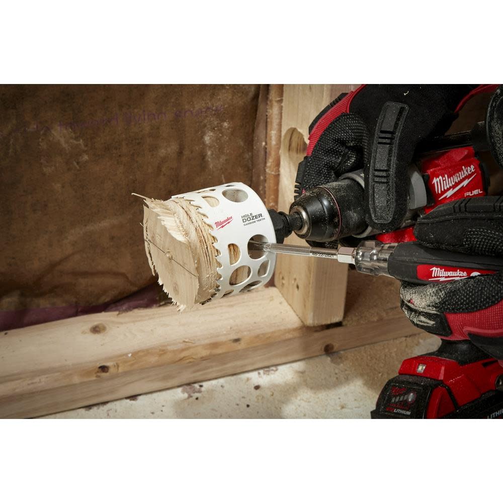 Milwaukee HOLE DOZER with Carbide Teeth Hole Saw 3 1/8″ - Ascmtools