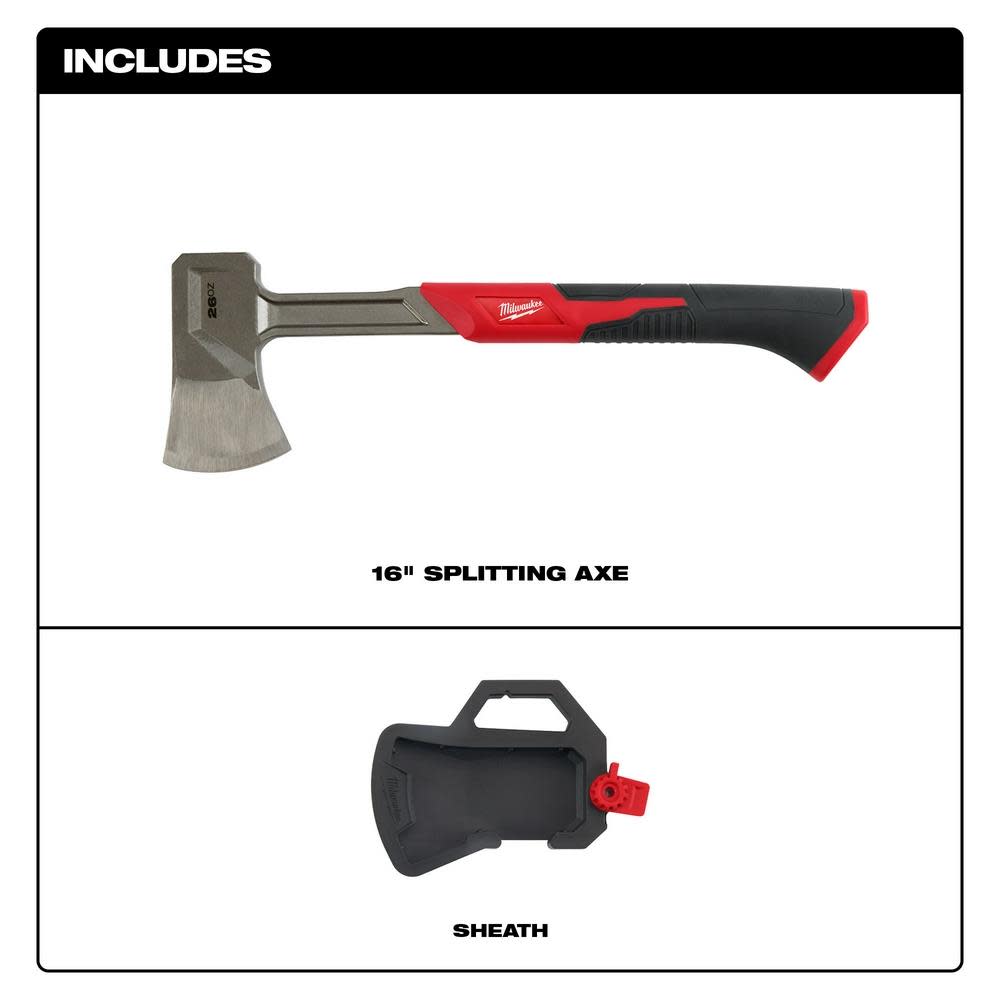 Milwaukee 16″ Splitting Axe - Ascmtools