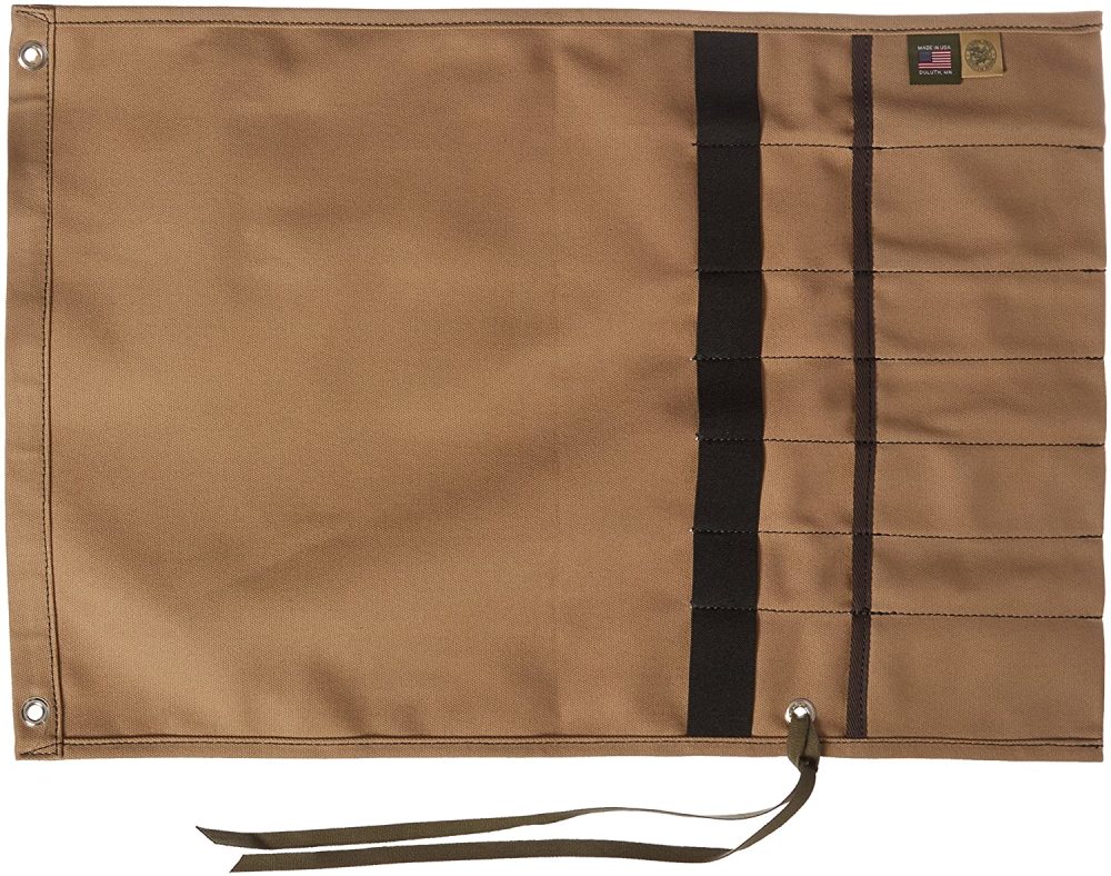 Duluth Pack Khaki Canvas Utensil Roll - Ascmtools