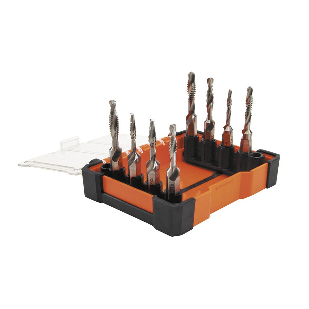 Klein Tools 8 Piece Drill Tap Tool Kit - Ascmtools