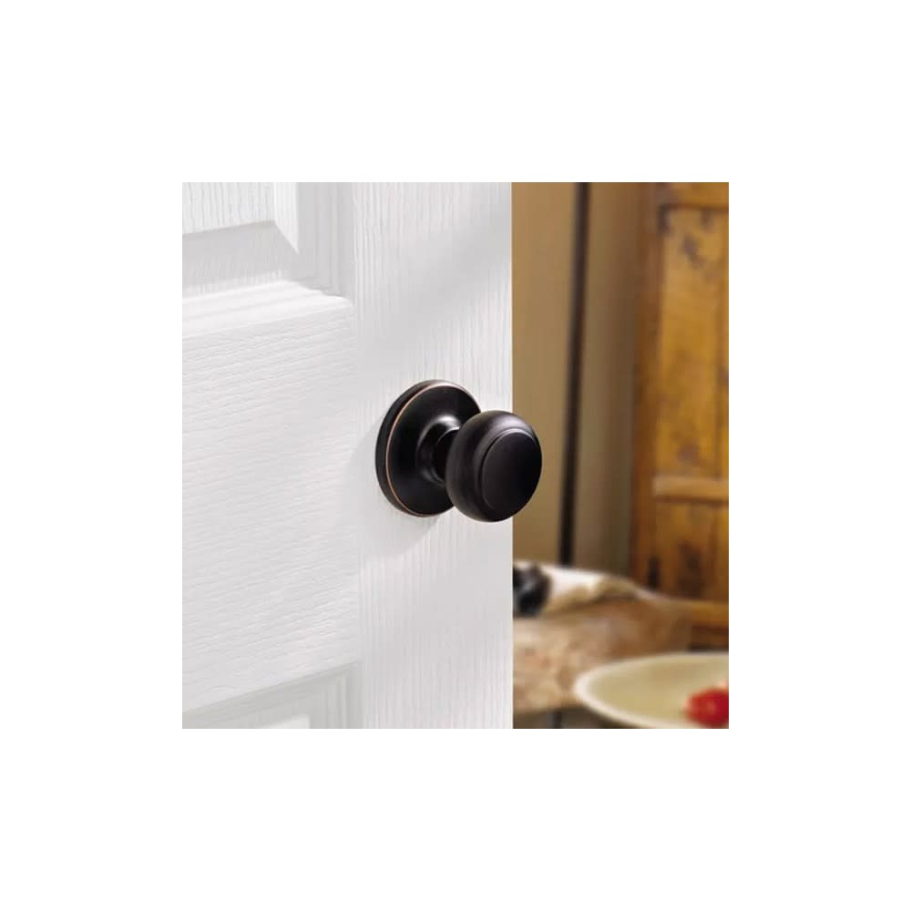 Kwikset Venetian Bronze Hall/Closet Cove Passage Door Knob - Ascmtools