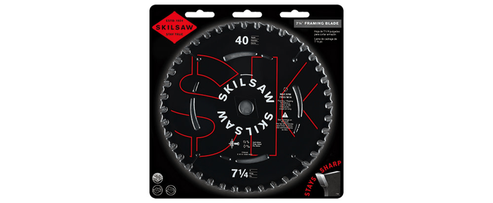 Skilsaw 7-1/4In X 40T FRAMING SAW BLADE - Ascmtools