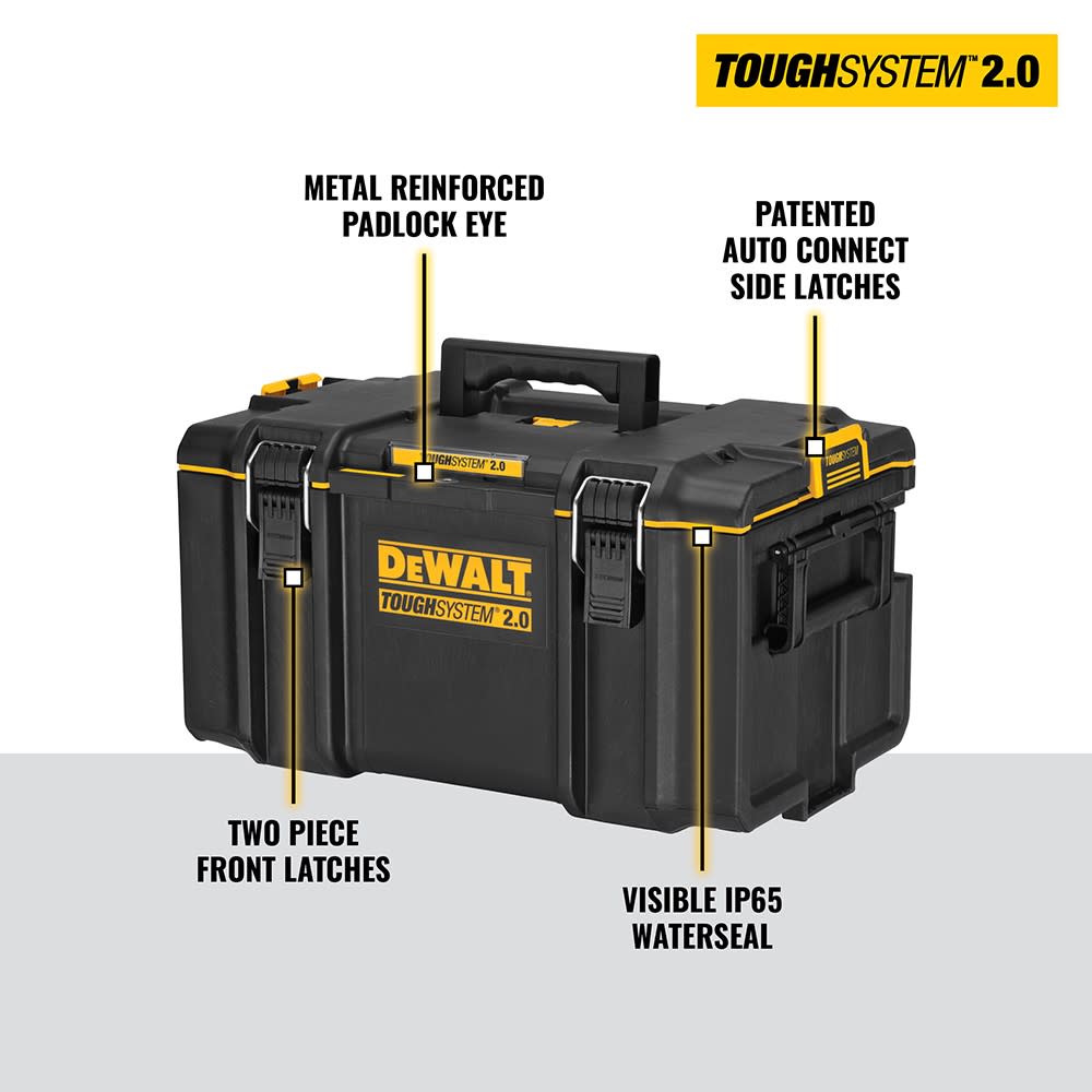 DEWALT TOUGHSYSTEM 2.0 Tool Box DS300 Large - Ascmtools