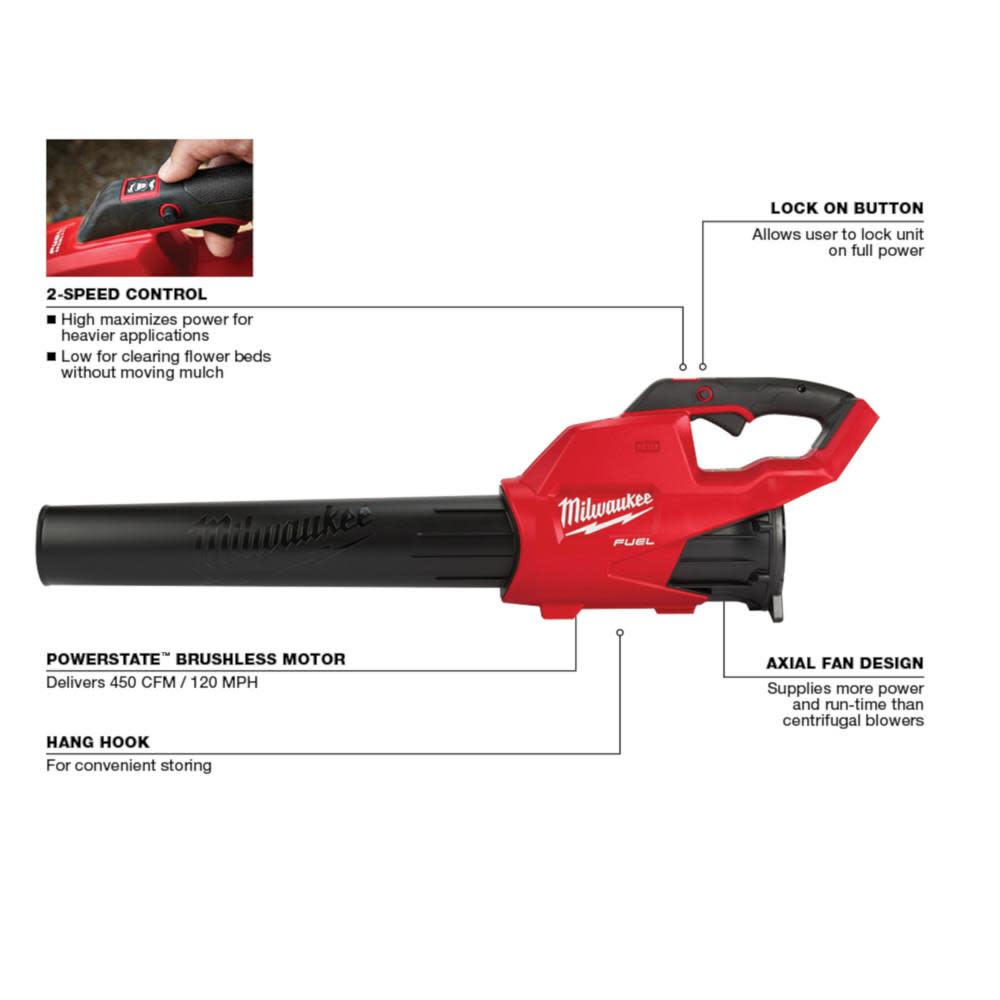 Milwaukee M18 FUEL 2 Tool Combo Kit - Ascmtools