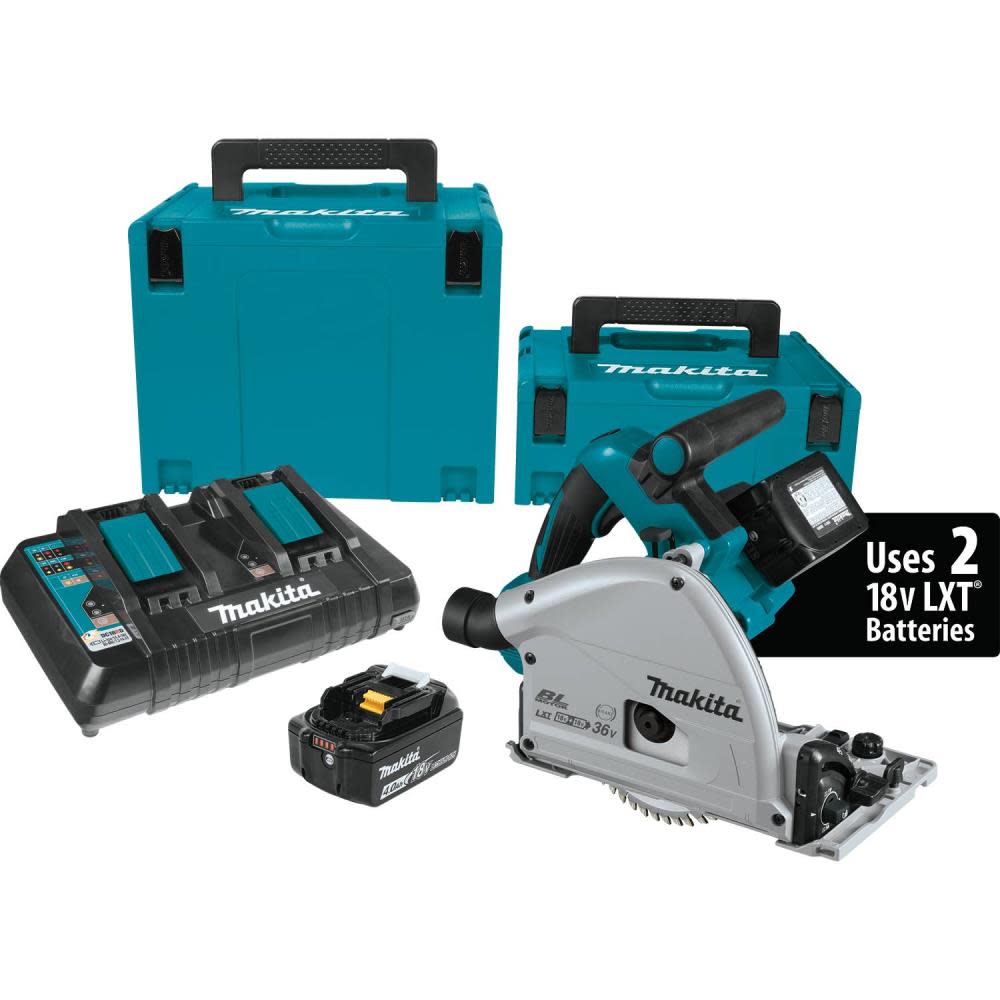 Makita 36V 18V X2 LXT 6 1/2″ Plunge Circular Saw Kit - Ascmtools
