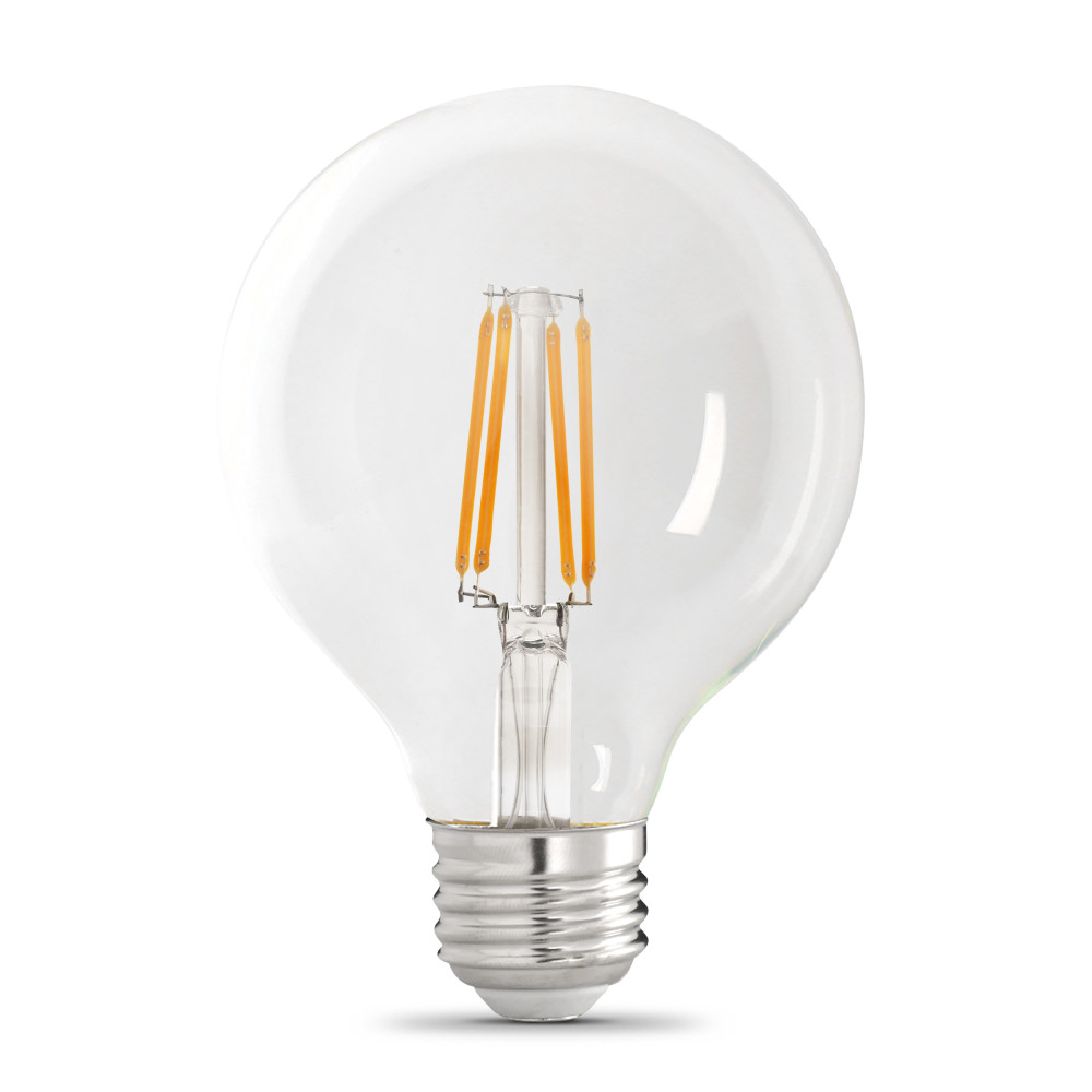 Feit Electric 100W G25 5000K Filament LED Bulb 3pk - Ascmtools